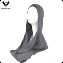 Calentador de cuello acrílico suave de la manera unisex con el sombrero